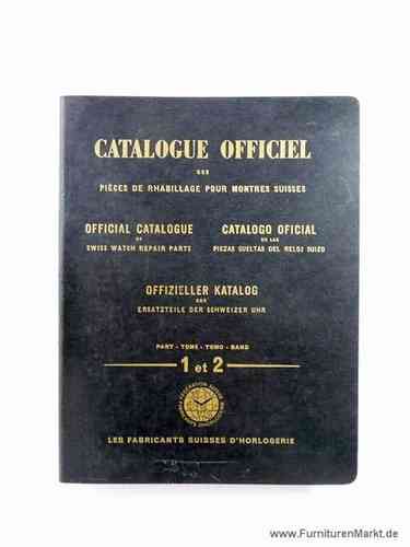 CATALOGUE OFFICIEL, Offizieller Katalog der Ersatzteile der Schweizer Uhr, Band 1+2