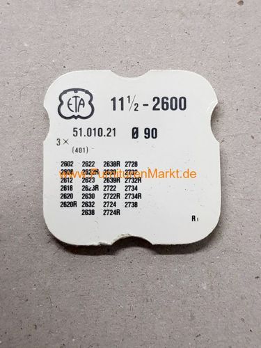 ETA, 2600-2738, Aufzugwelle, 0,9mm, NOS, (401)
